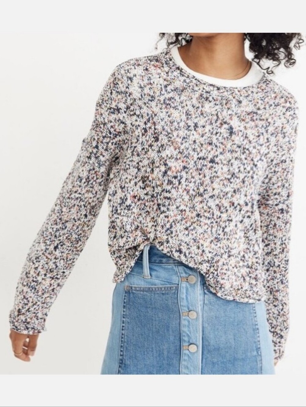 Madewell Brownstone Confetti Sweater